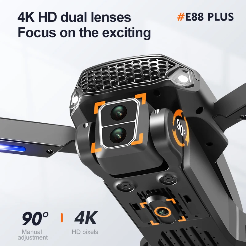 New E88 Plus Quadcopter Drone: - Rc Helicopter Case review and price