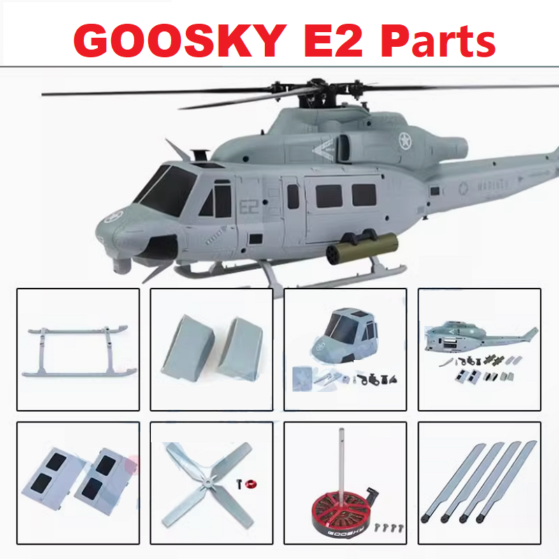Spare Parts For GOOSKY E2 UH-1 - Rc Helicopter Coaxial review and price