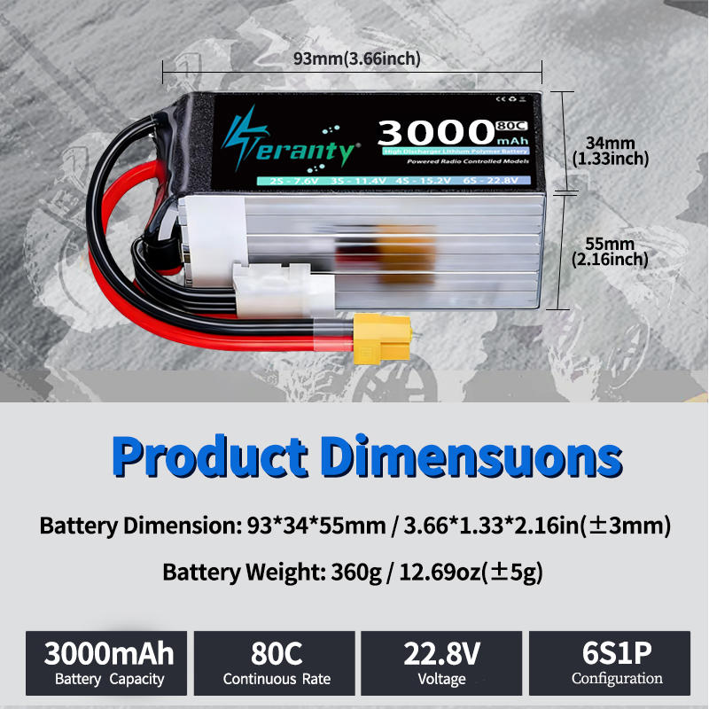 TERANTY 6S 22.8V 3000mAh 80C/1 - Rc Helicopter Charger review and price